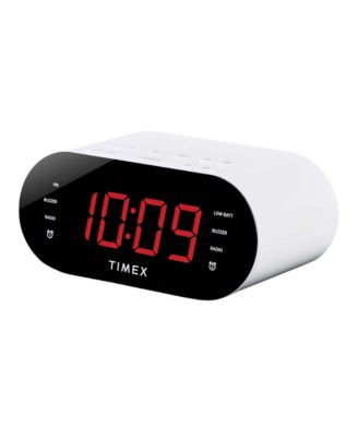 Timex T232 Dual-Alarm FM USB Charging Alarm Clock Radio
