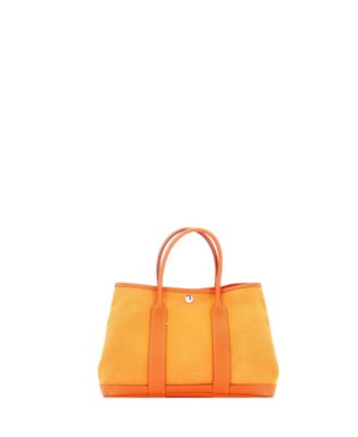 30 Garden Party Tote Toile and Leather