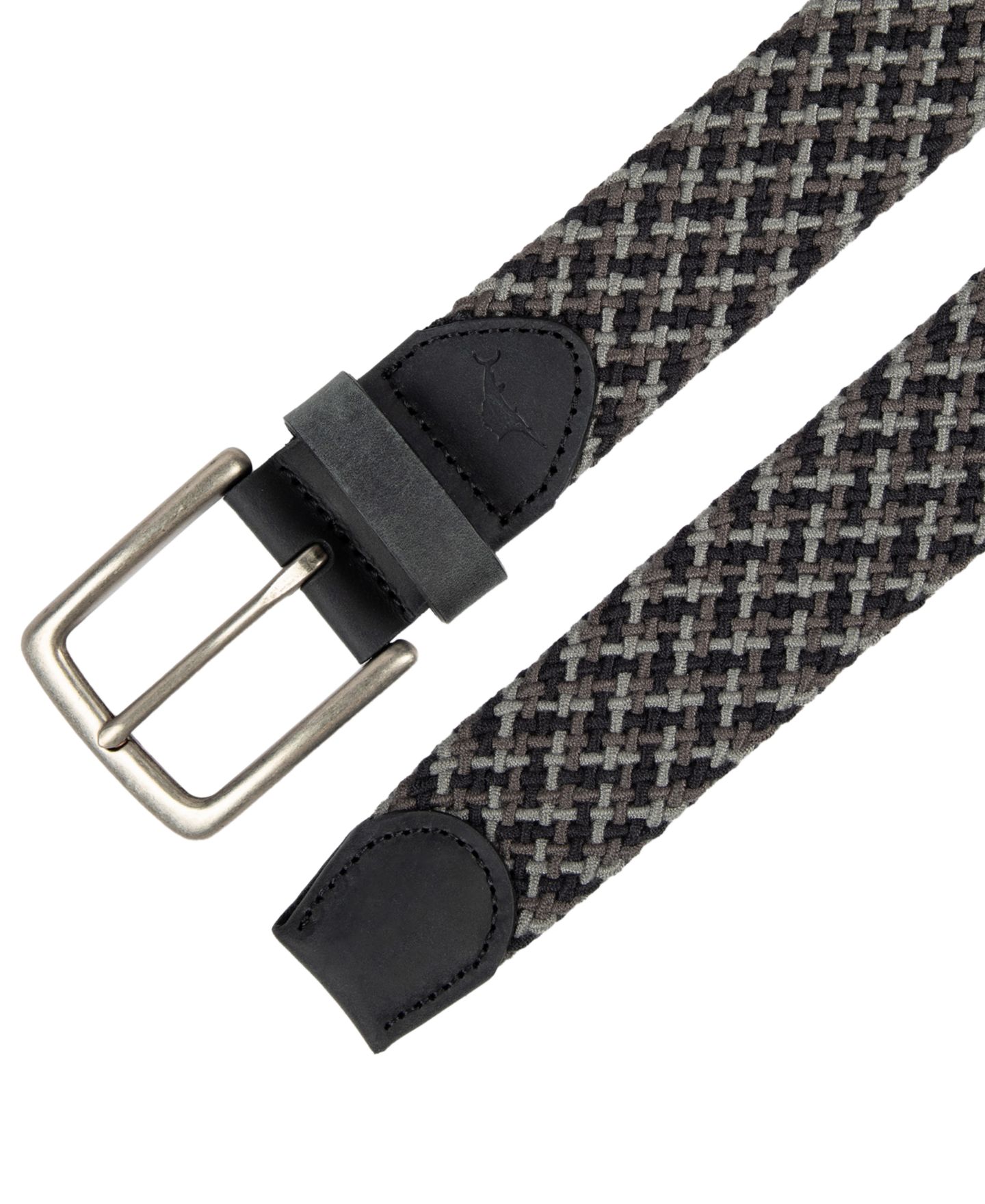 Мужской ремень Tommy Bahama 38 MM Stretch Web Belt, цвет: Чёрный — фото 5