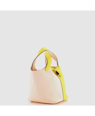 PM Picotin Lock Bag Bicolor Clemence