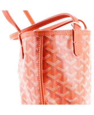 Mini Anjou Reversible Tote Coated Canvas