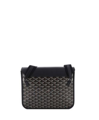 Coursier Messenger Bag Coated Canvas and Leather