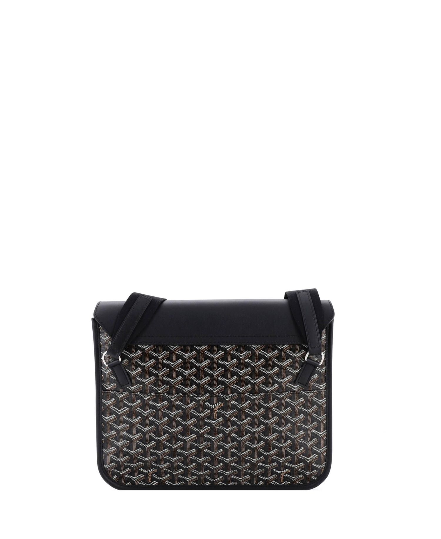 Coursier Messenger Bag Coated Canvas and Leather