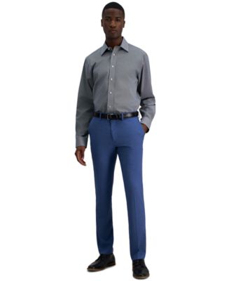 Kenneth Cole Reaction Men's Slim-Fit Dress Pants - Stone - Size 33x32
