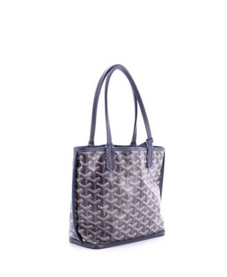 Mini Anjou Reversible Tote Coated Canvas