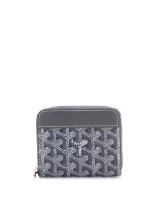 PM Matignon Zip Wallet Coated Canvas with Leather