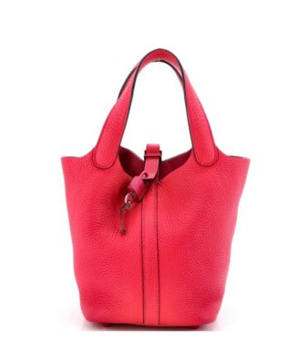 PM Monochrome Picotin Lock Bag Clemence