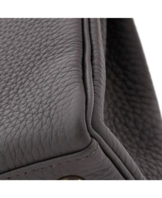 Kelly 25 Handbag Grey Togo with Gold Hardware