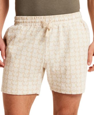 Men's Floral Jacquard Shorts
