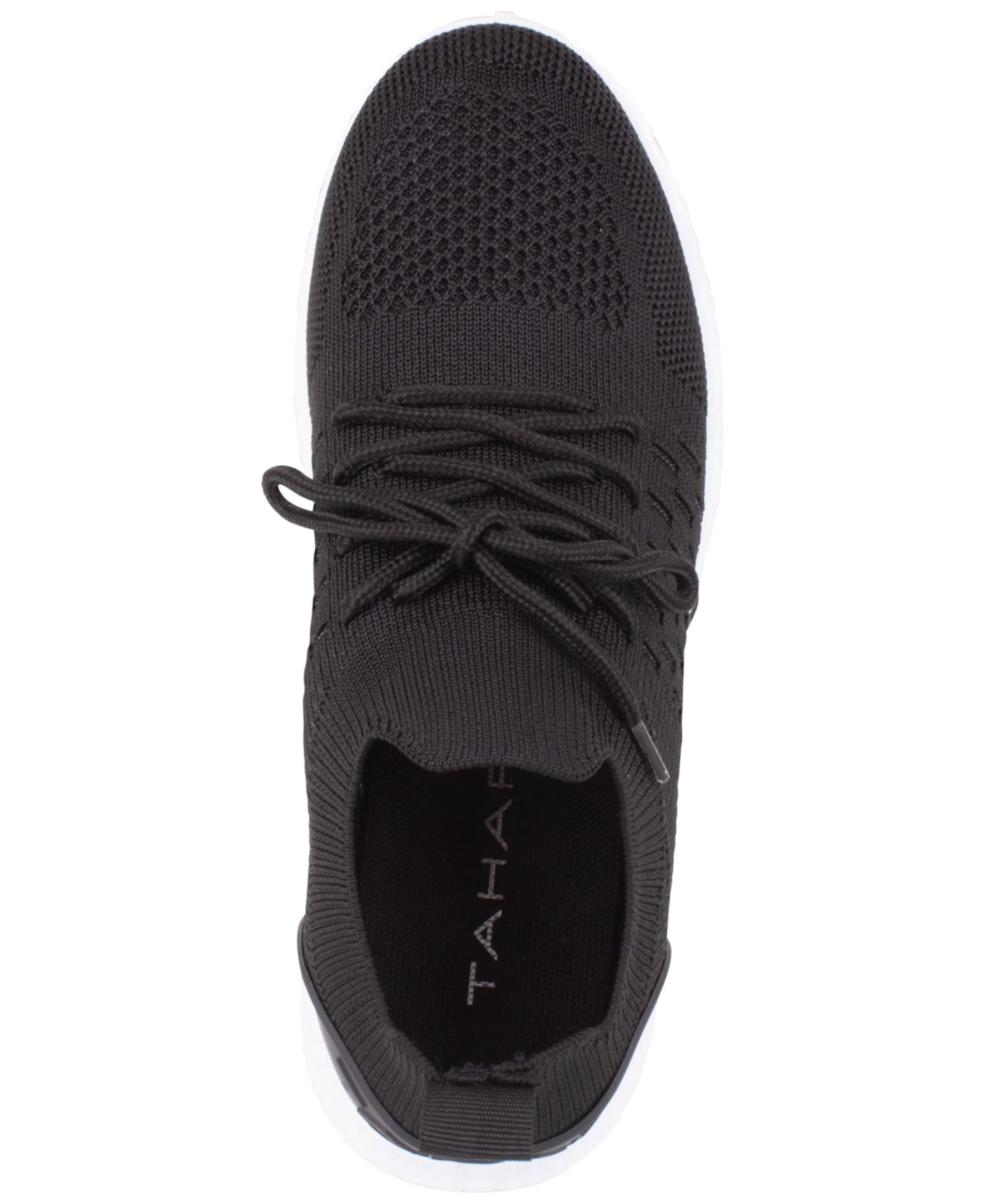 Женские кроссовки Tahari Ferrari Lace-Up, цвет: Чёрный — фото 4