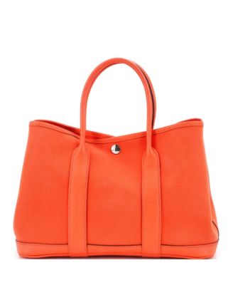 30 Garden Party Tote Toile and Leather