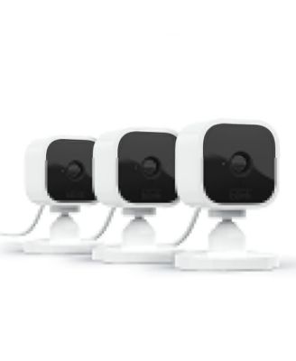 Mini 3-Pack Indoor 1080p HD Smart Security Camera System - White