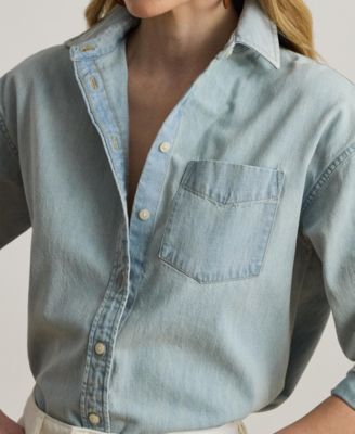 Women's Relaxed-Fit Long-Sleeve Shirt
