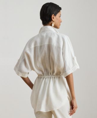 Women's Point Collar Tunic Shirt