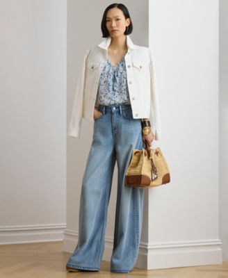 Women's Floral V-Neck Blouse