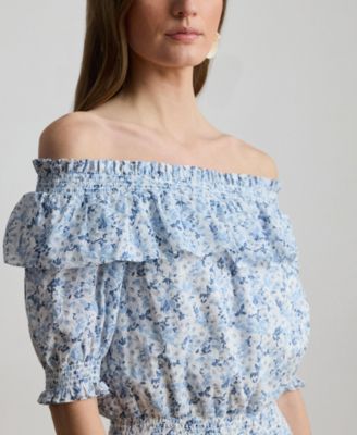 Women's Off-The-Shoulder Midi Dress