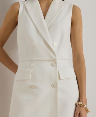 Women's Sleeveless Double-Breasted Romper