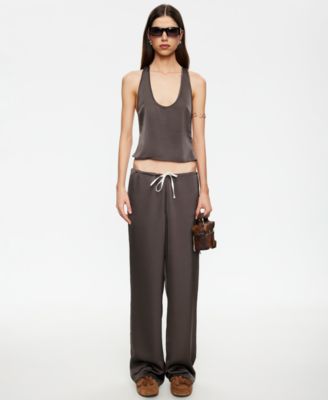 Women's Solid Drawstring Pants