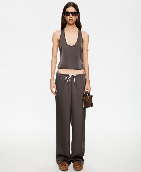 Женские брюки Lioness Solid Drawstring, цвет: Mocca