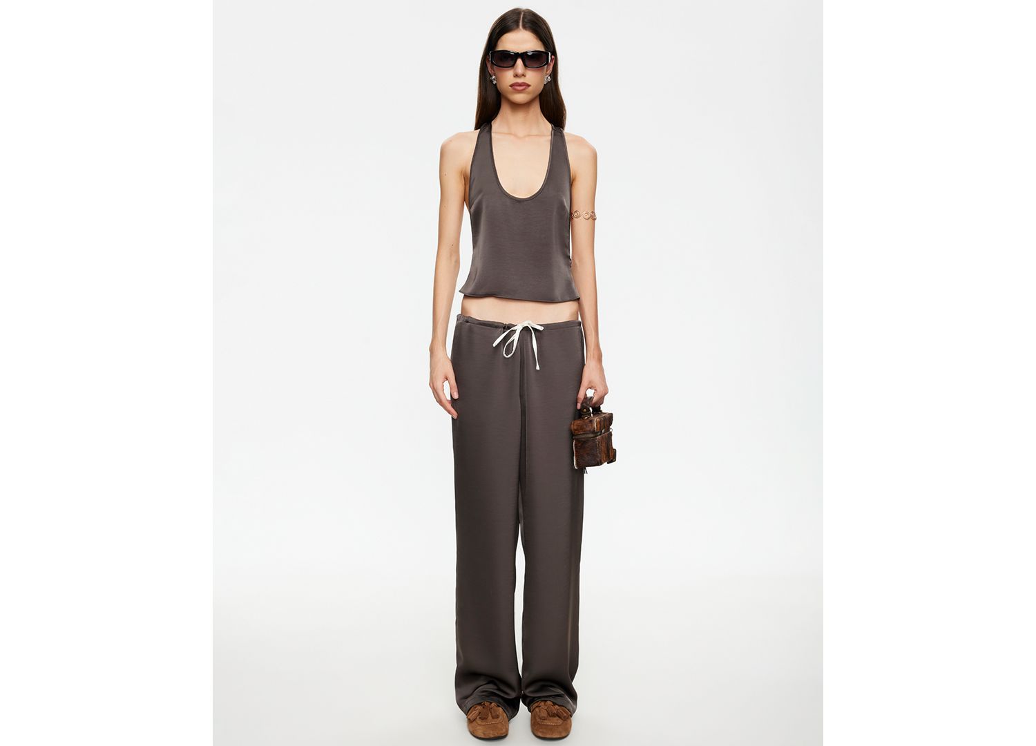Women's Solid Drawstring Pants