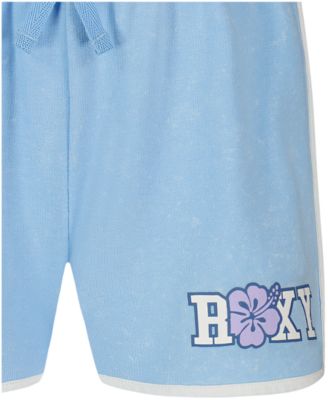 Girls' 7-16 Pull-On Ribbed Side Panel Shorts