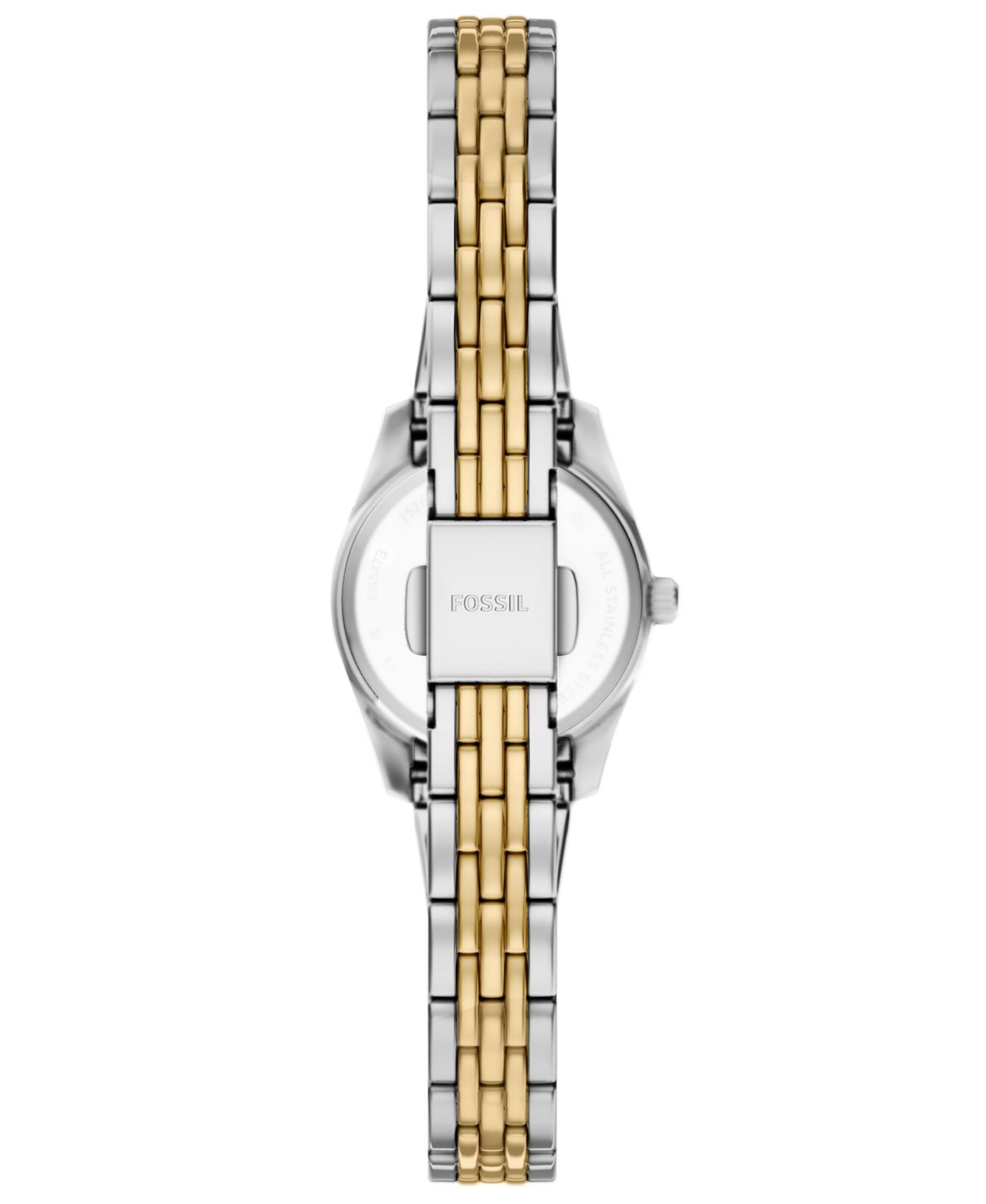 Женские часы Fossil Scarlette Mini Three-Hand Two-Tone Stainless Steel Watch, 20mm — фото 3