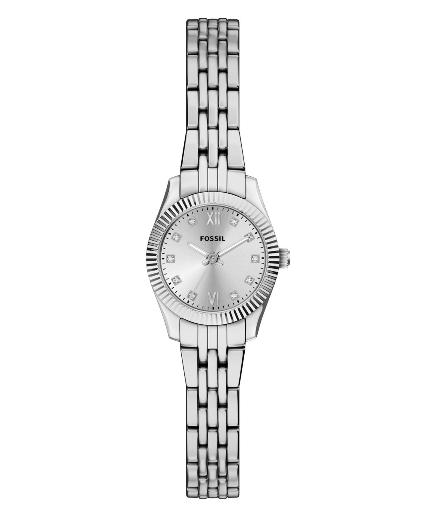 Женские часы Fossil Scarlette Mini Three-Hand Stainless Steel Watch, 20mm — фото 1