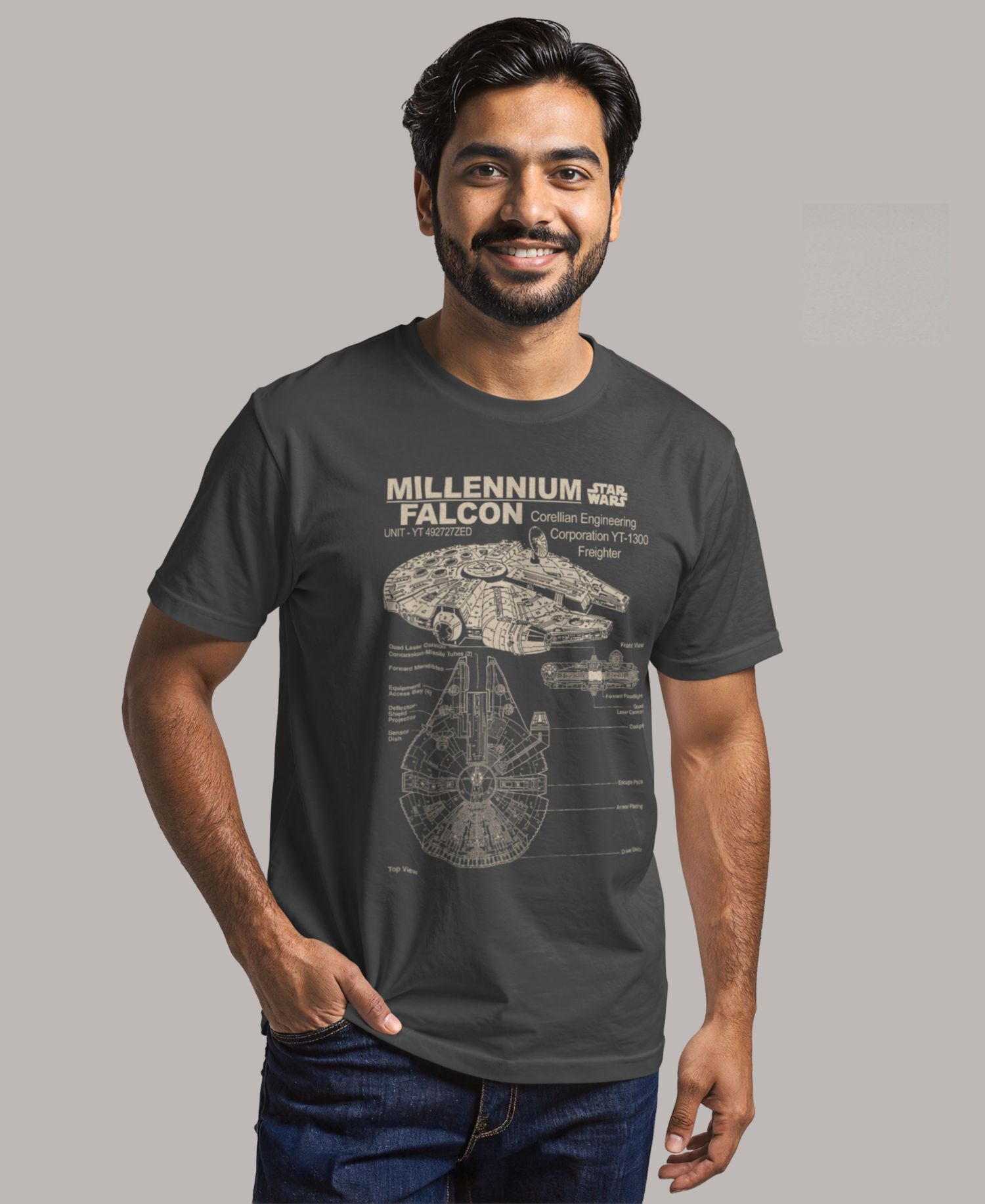 Men's Corellian Freighter Short-Sleeve T-Shirt
