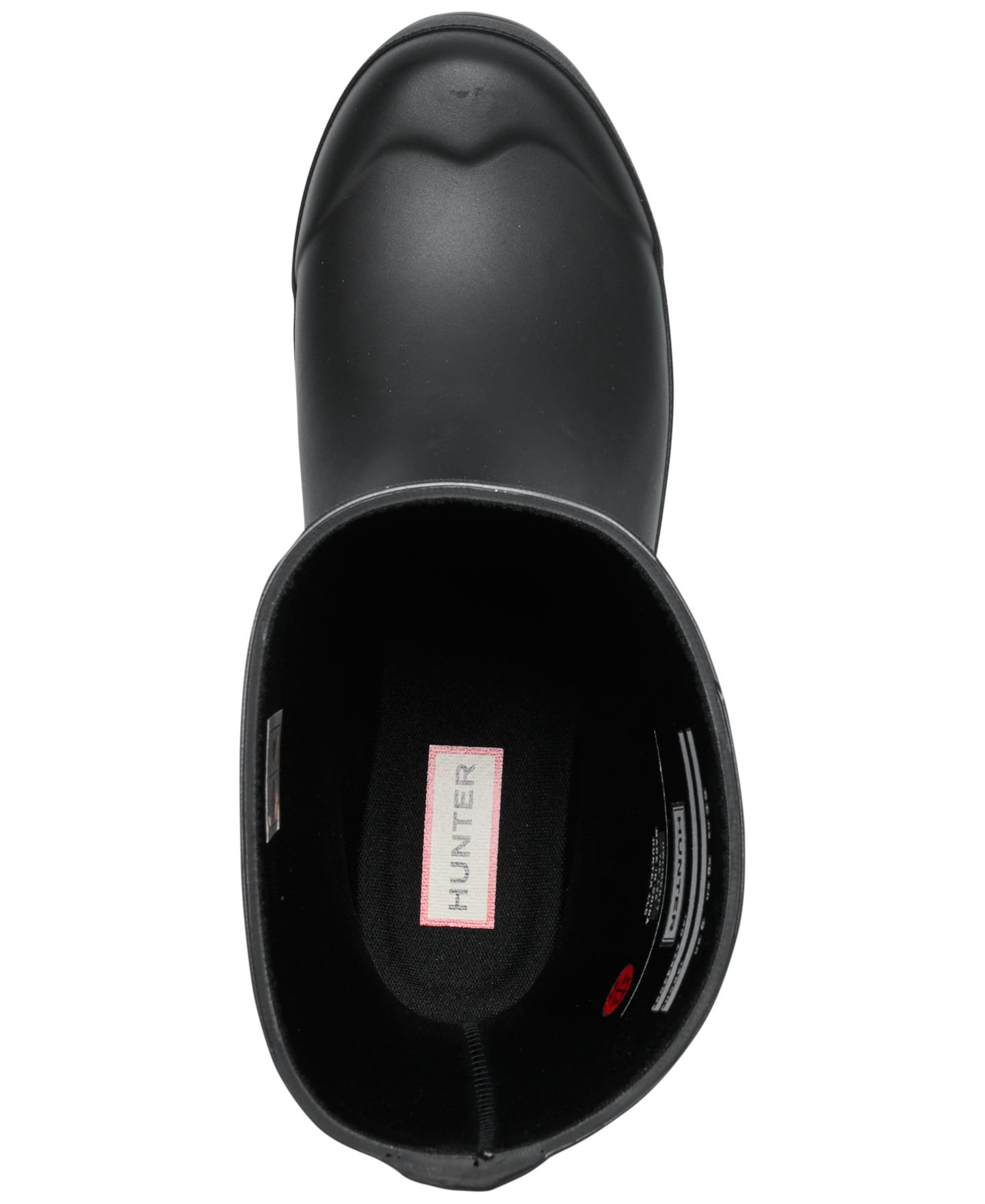 Женские ботинки Hunter Liberty Tall Waterproof Rain Boots, цвет: Чёрный — фото 5