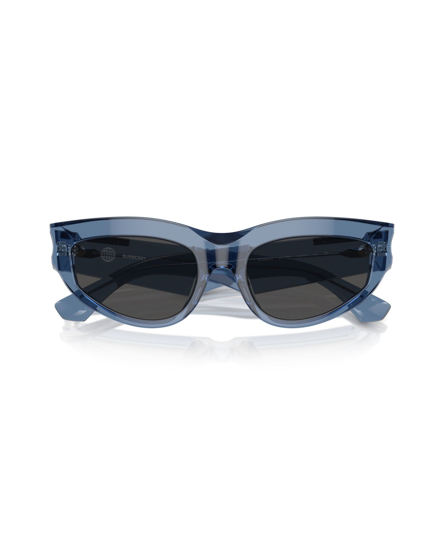 Женские солнцезащитные очки Burberry Cat Eye Sunglasses BE4425U, цвет: Синий — фото 5