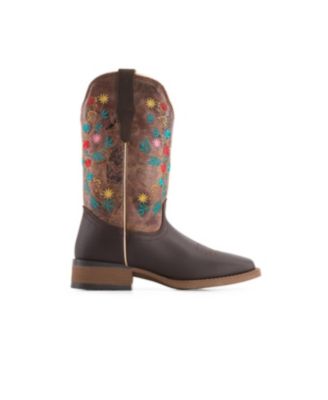 Women's Western Embroidered Leather Boots