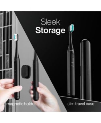 Icon Rechargeable Electric Toothbrush - ADA Accepted, Magnetic Holder, Slim Travel Case, 2 Brushing Modes, Smart Time