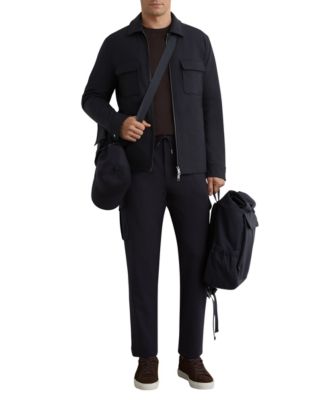 Men's Technical Quilted Zip-Front Overshirt