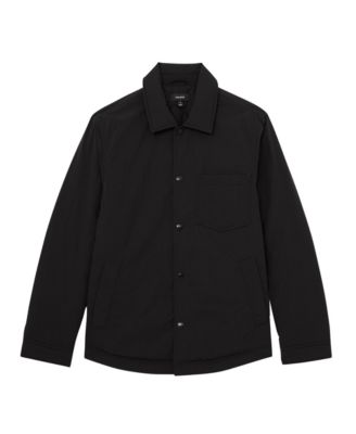 Men's Quilted Press-Stud Overshirt