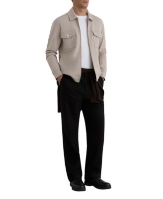 Men's Premium Interlock Zip-Through Overshirt