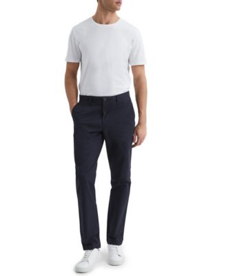Men's Washed-Cotton Slim-Fit Chinos Pants