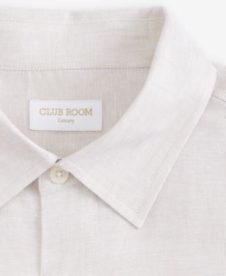 Men's Cross-Dye Linen Long-Sleeve Shirt