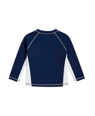 Baby Boys' Long-Sleeve Rashguard, Swim Trunks and Sun Hat, 3-Piece Set