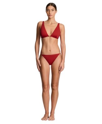 Women's Tall Triangle V-Neck Bikini Top