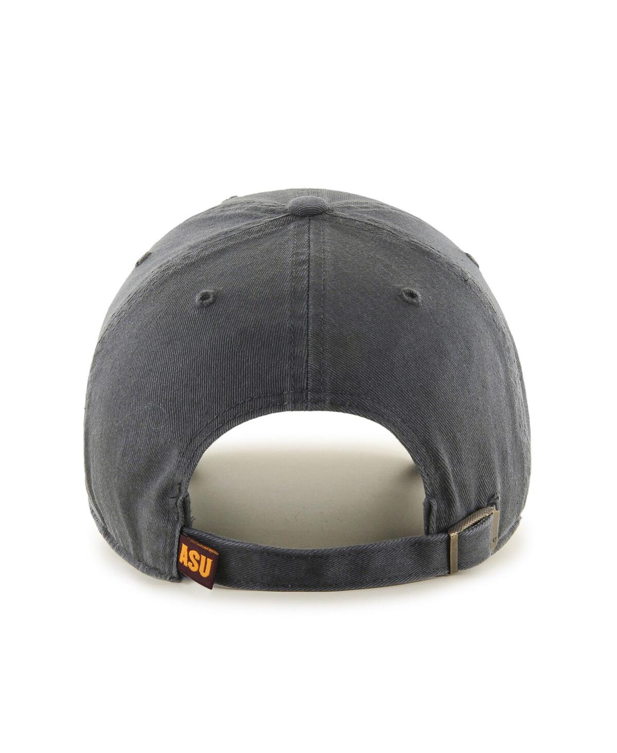 '47 Brand Men's Charcoal Arizona State Sun Devils Clean Up Adjustable Hat
