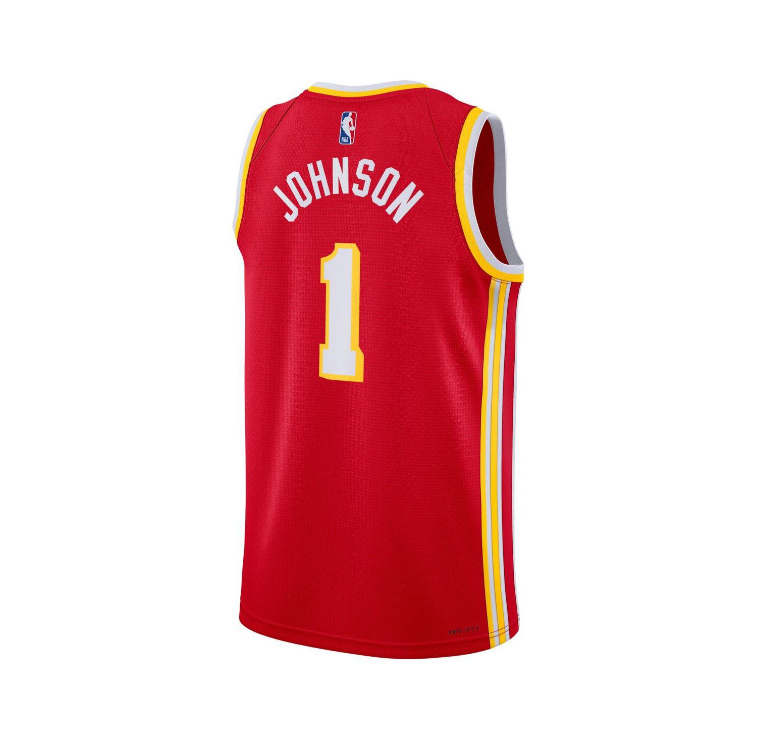Men's and Women's Jalen Johnson Red Atlanta Hawks Swingman Icon Edition Jersey