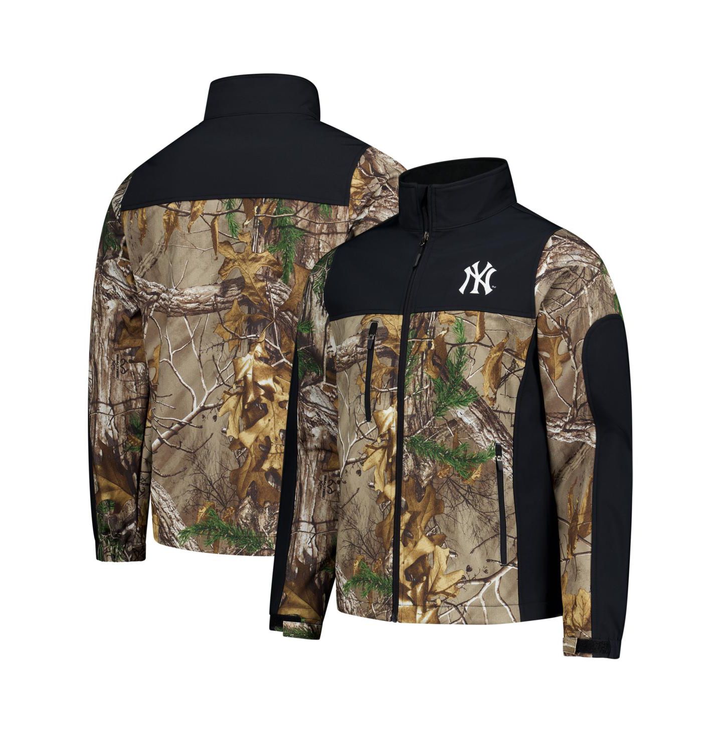 Мужская куртка Dunbrooke Camo New York Yankees Hunter Softshell Realtree Full-Zip — фото 1
