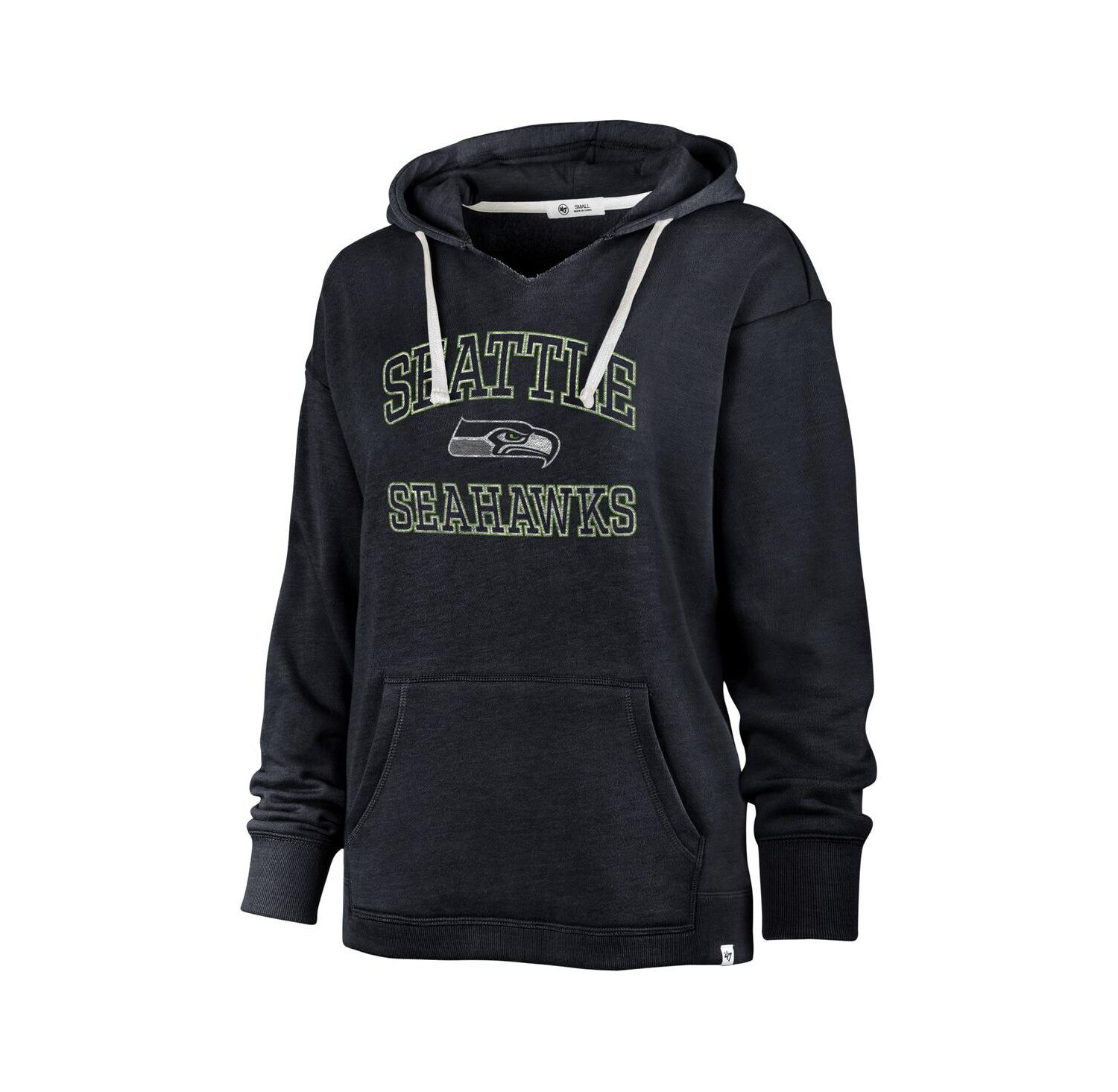 Women's Navy Seattle Seahawks Clarity Naomi Hoodie