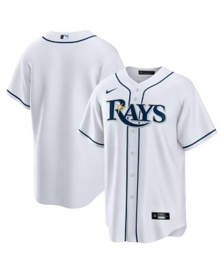 Men's White Tampa Bay Rays Home Big & Tall Replica Jersey