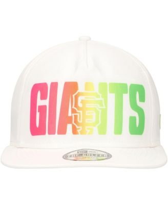 Men's White San Francisco Giants Spring Spectrum Golfer Snapback Hat