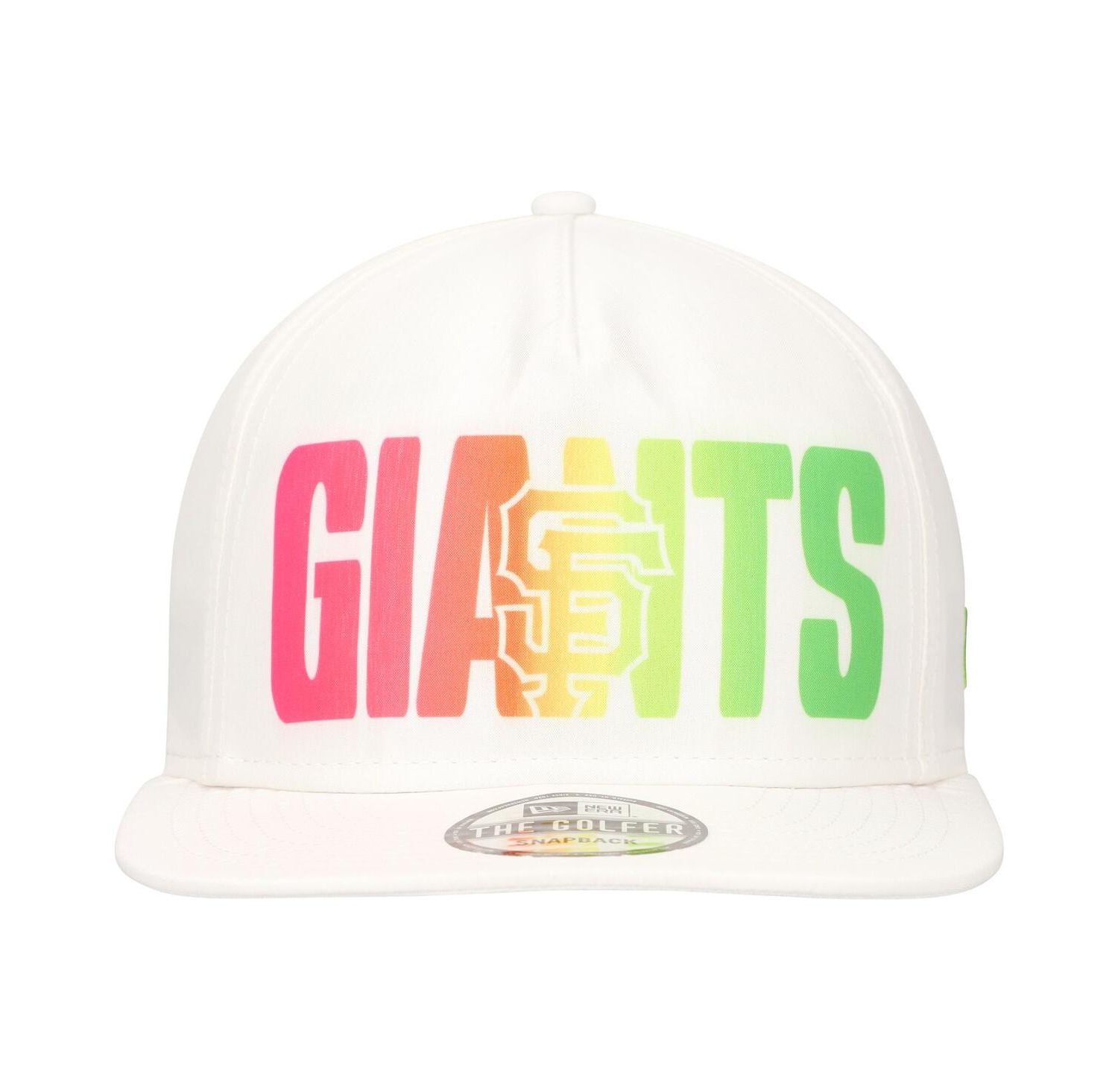 Men's White San Francisco Giants Spring Spectrum Golfer Snapback Hat