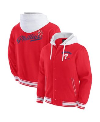 Darius Rucker Collection by Men's&nbsp;Red Philadelphia Phillies Full-Snap Hooded Jacket