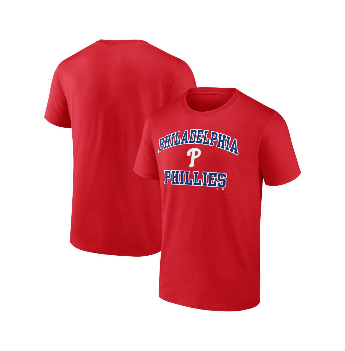 Мужская футболка Logo Athletic Red Philadelphia Phillies Heart and Soul — фото 1