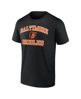 Men's Black Baltimore Orioles Heart and Soul T-Shirt