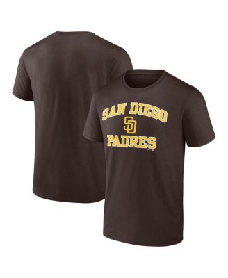 Men's Brown San Diego Padres Heart and Soul T-Shirt